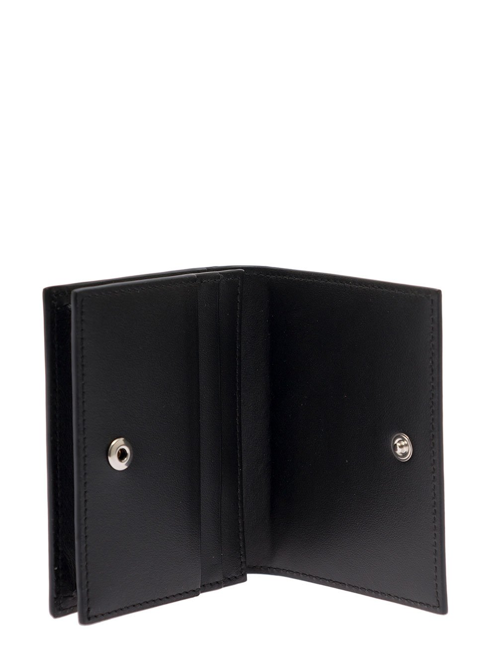 Dolce & Gabbana Logo Embossed Snapped Wallet