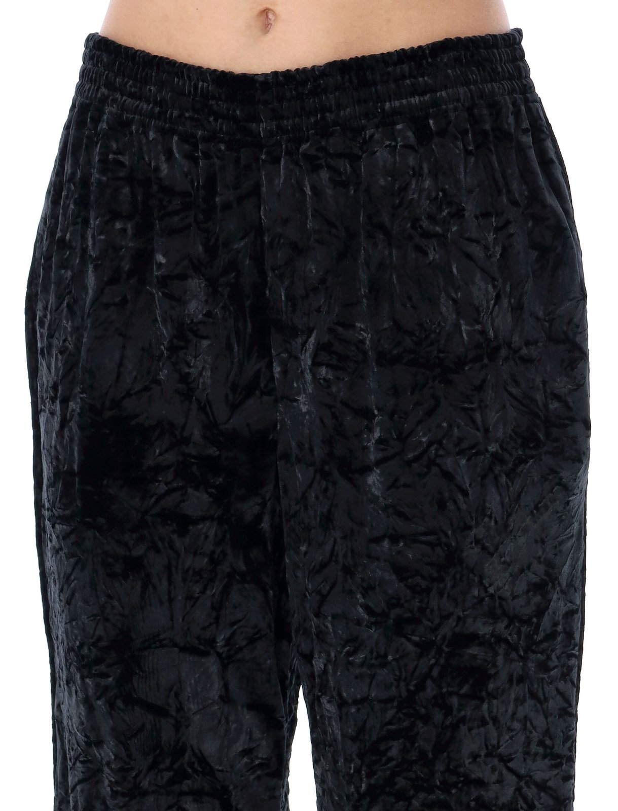 Saint Laurent Wide Leg Velvet Trousers