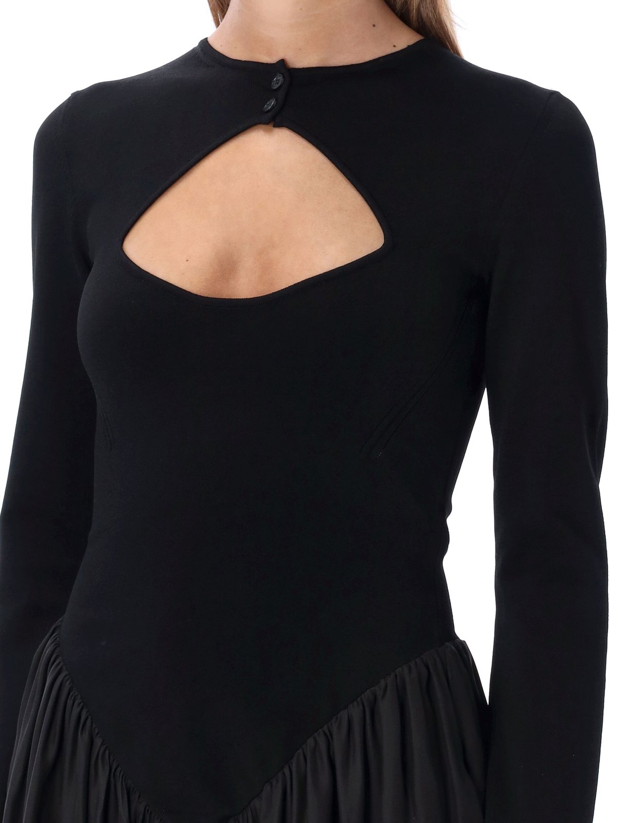 Stella McCartney Technical Shiny Knit Dress