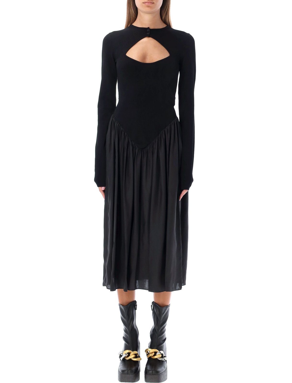 Stella McCartney Technical Shiny Knit Dress