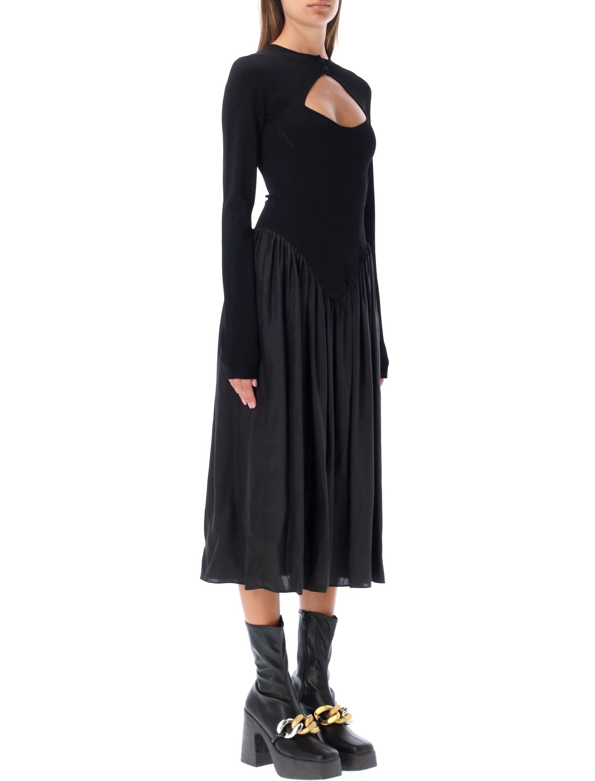 Stella McCartney Technical Shiny Knit Dress