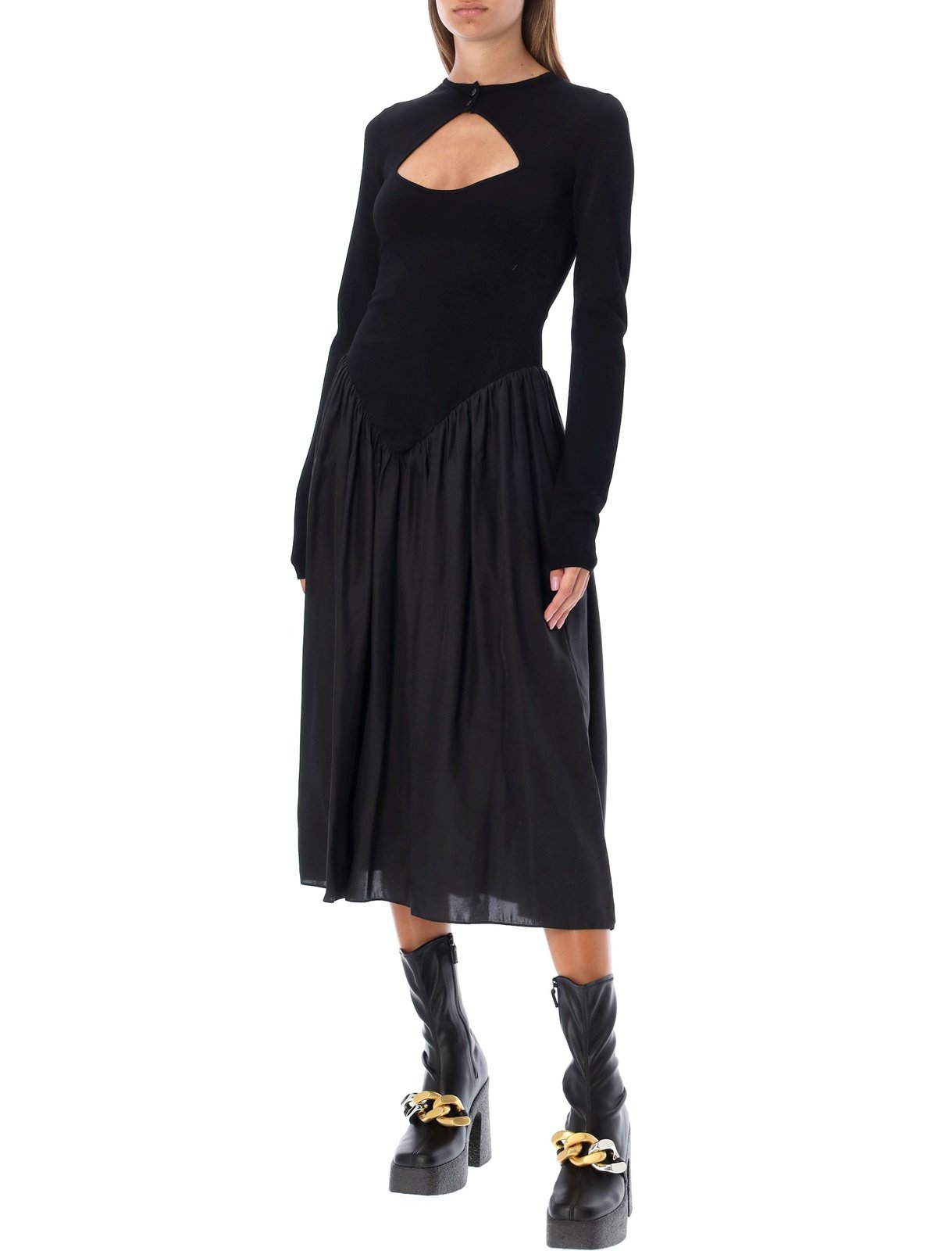 Stella McCartney Technical Shiny Knit Dress