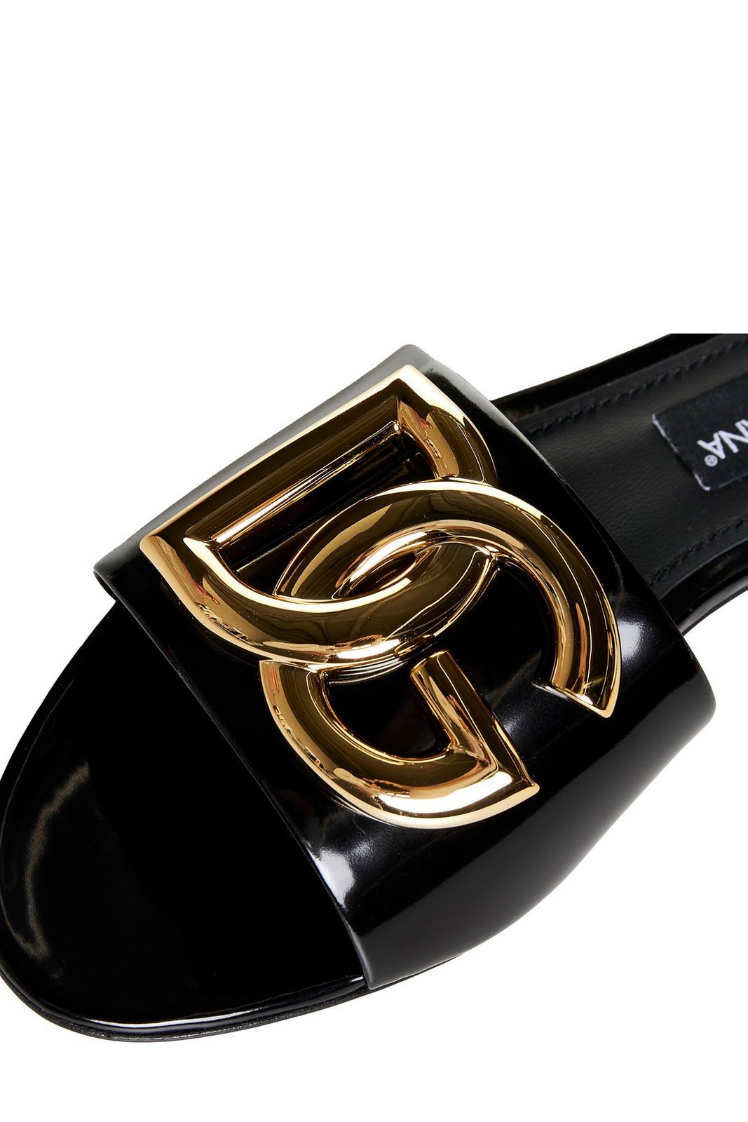 Dolce & Gabbana Logo Plaque Slip-On Sandals 1 Dolce & Gabbana Logo Plaque Slip-On Sandals