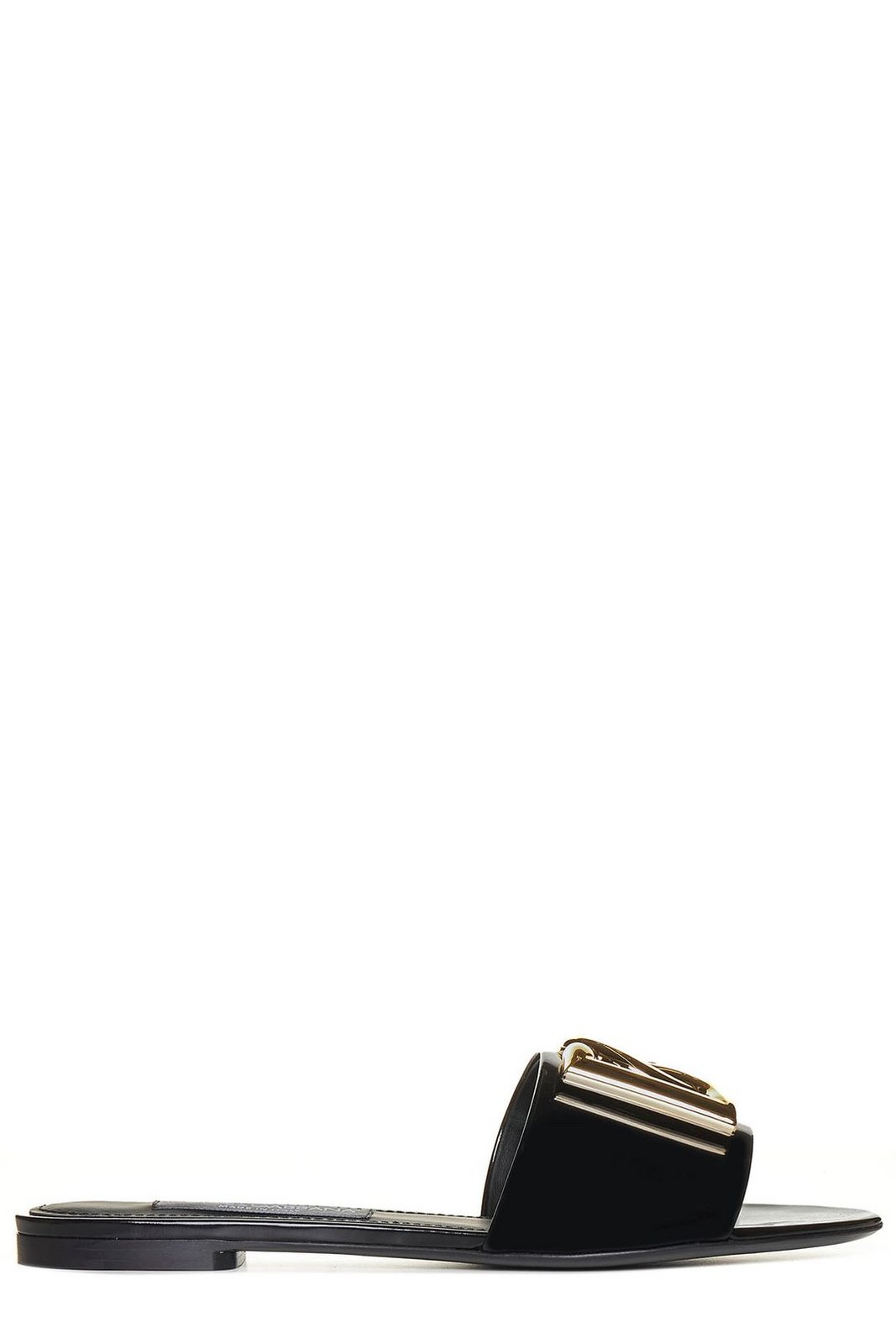 Dolce & Gabbana Logo Plaque Slip-On Sandals 2 Dolce & Gabbana Logo Plaque Slip-On Sandals