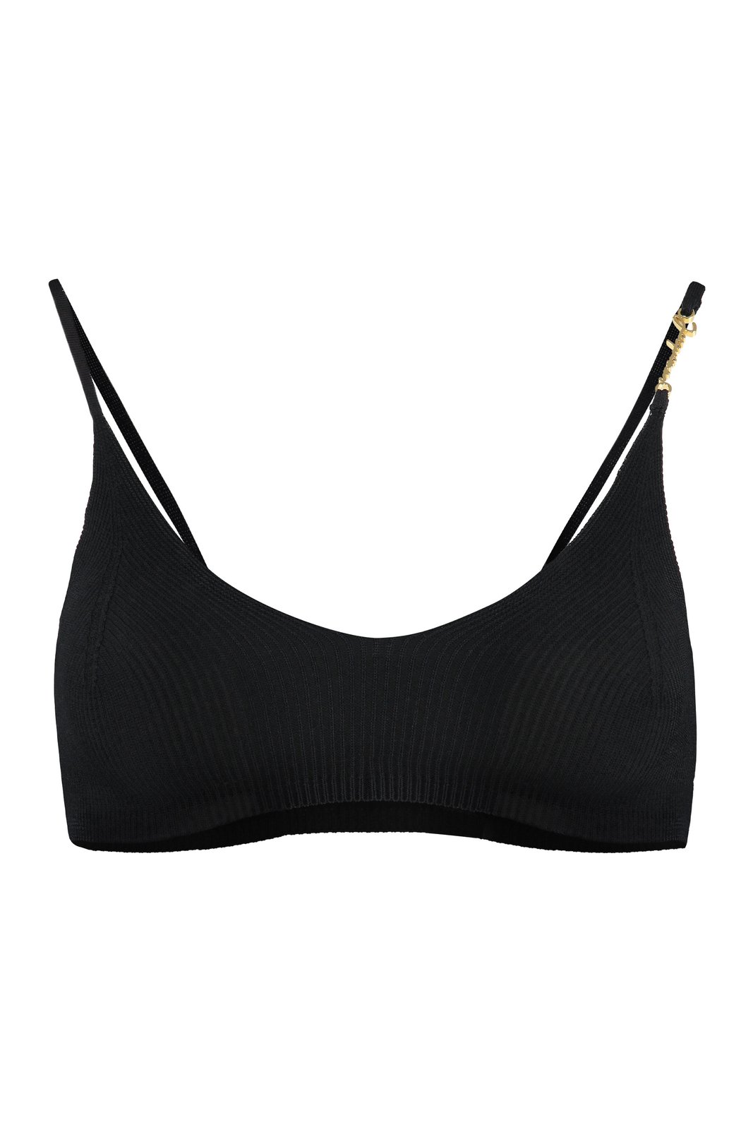 Jacquemus Le Bandeau Pralu Logo Plaque Bralette