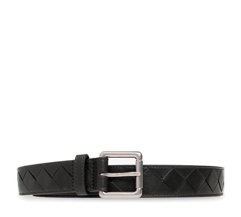 Bottega Veneta Signature Weave Buckle Belt