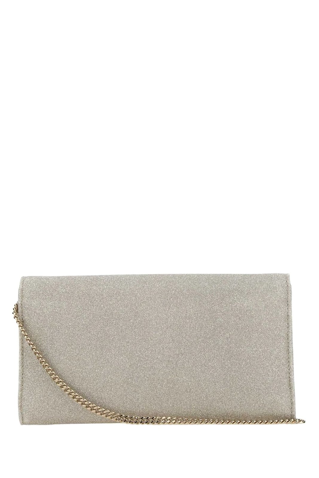 Jimmy Choo Emmie Glittered Clutch Bag