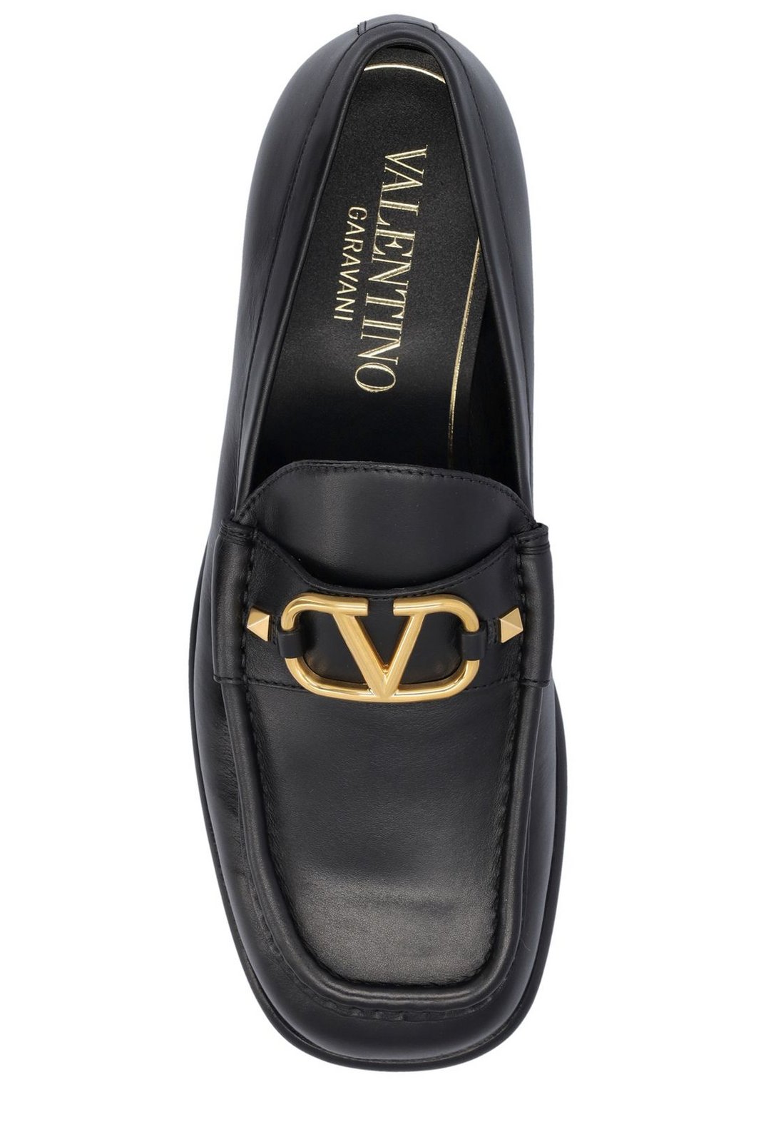 Valentino VLogo Plaque Slip-On Loafers 1 Valentino VLogo Plaque Slip-On Loafers