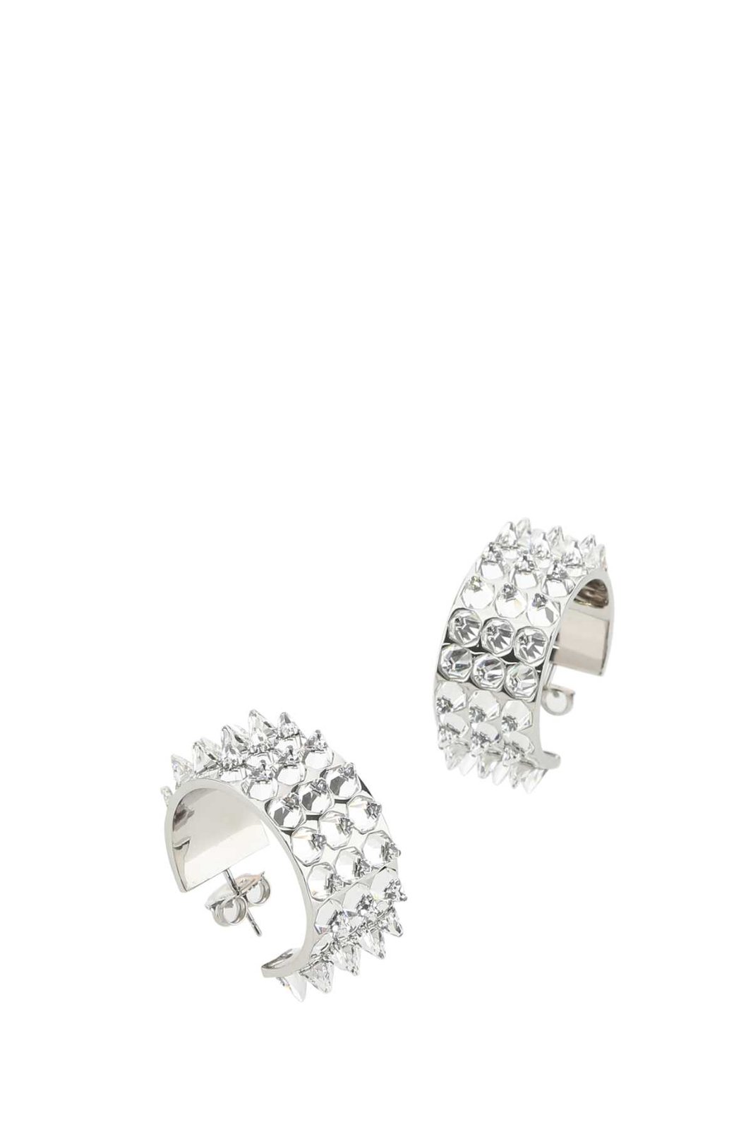 Amina Muaddi Embellished Big Karma Earrings