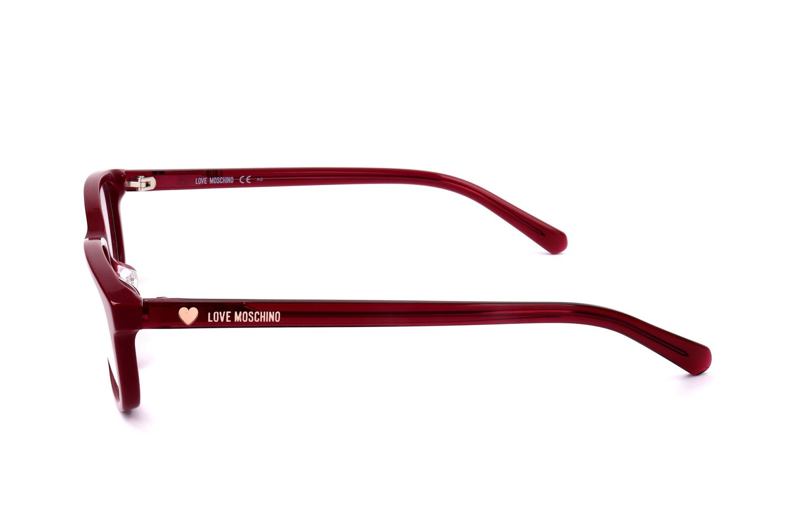 Love Moschino Rectangular Frame Glasses