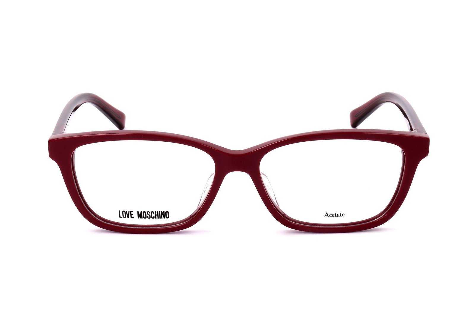 Love Moschino Rectangular Frame Glasses