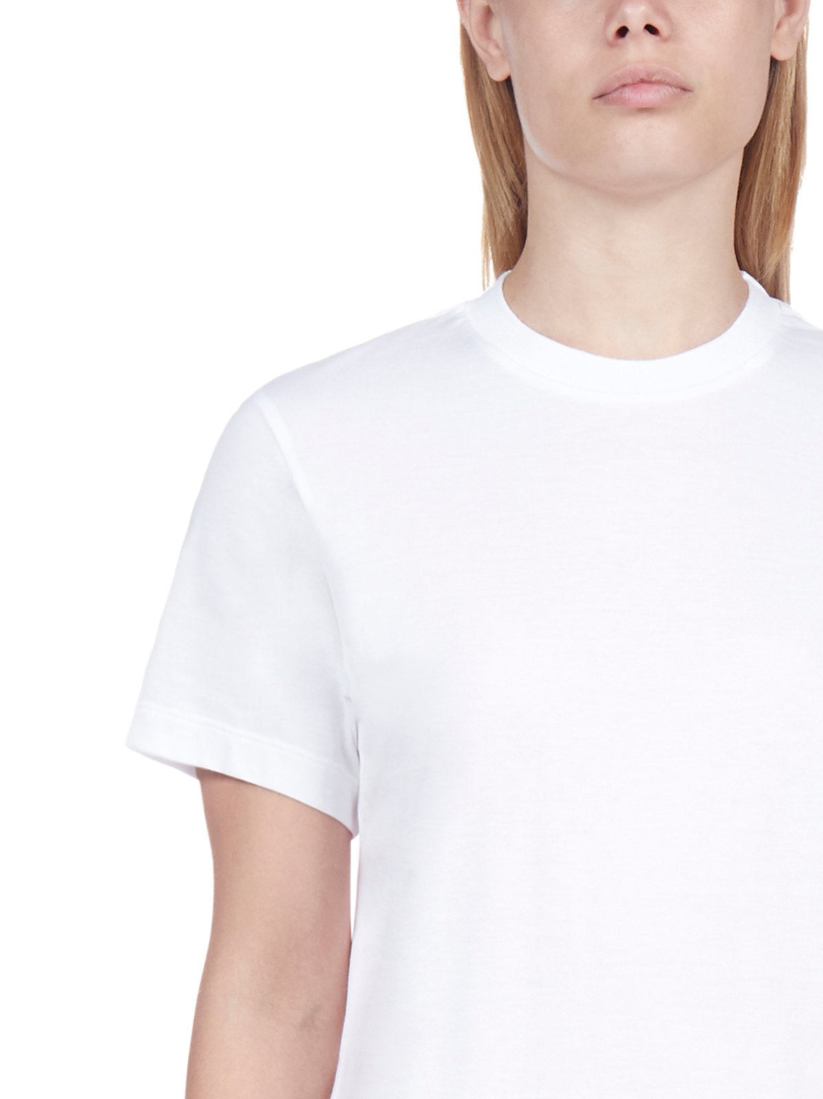 Thom Browne Logo Patch Crewneck T-Shirt