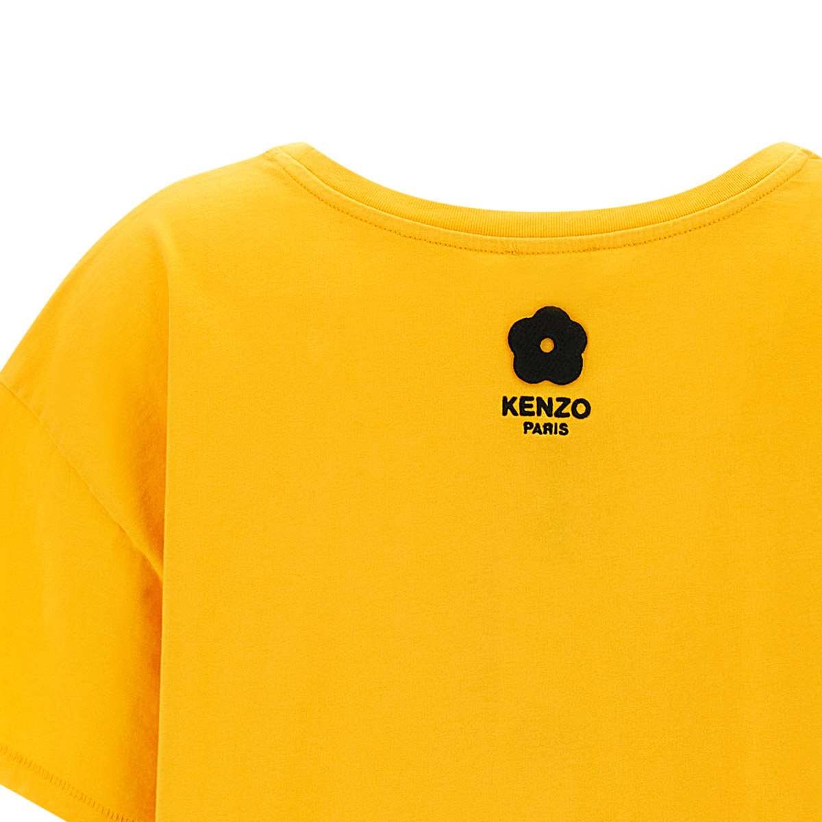 Kenzo Motif Embroidered Crewneck T-Shirt