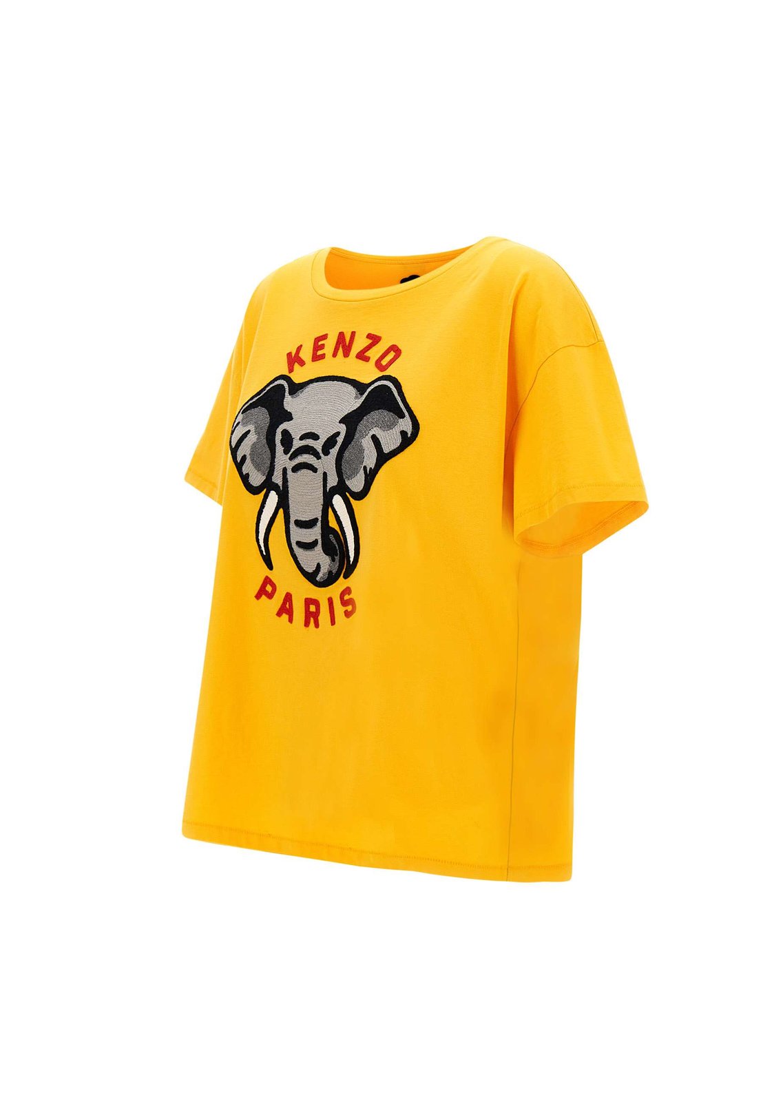 Kenzo Motif Embroidered Crewneck T-Shirt