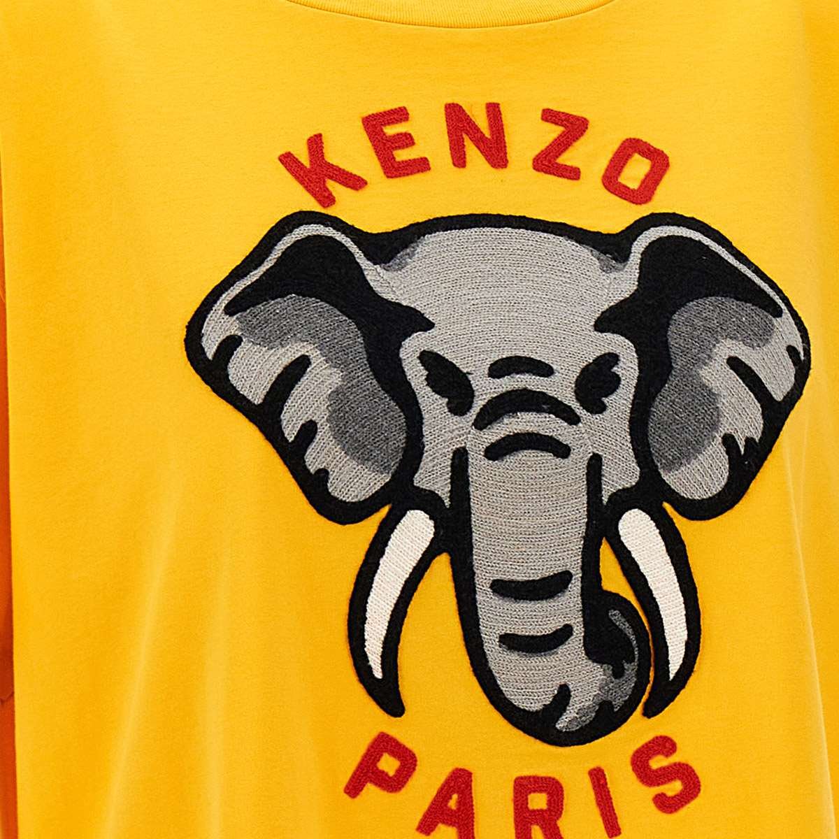 Kenzo Motif Embroidered Crewneck T-Shirt