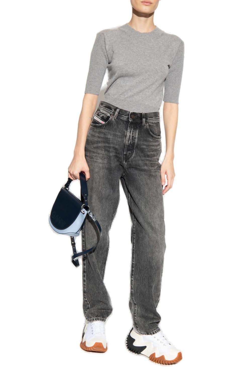 Diesel 1956 High-Waist Straight-Leg Jeans