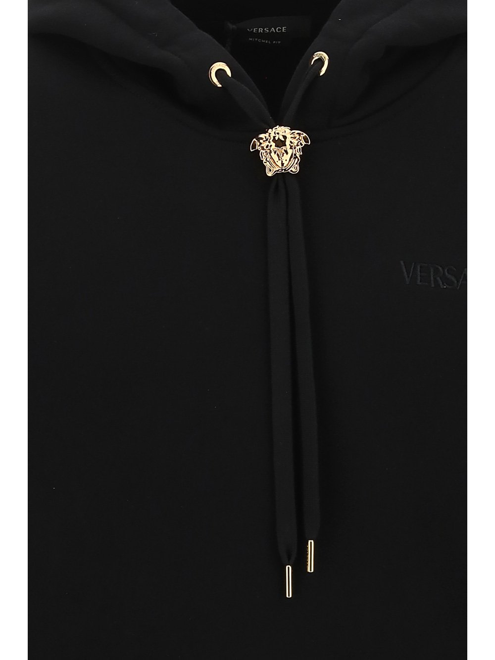 Versace Medusa Head Detailed Drawstring Hoodie