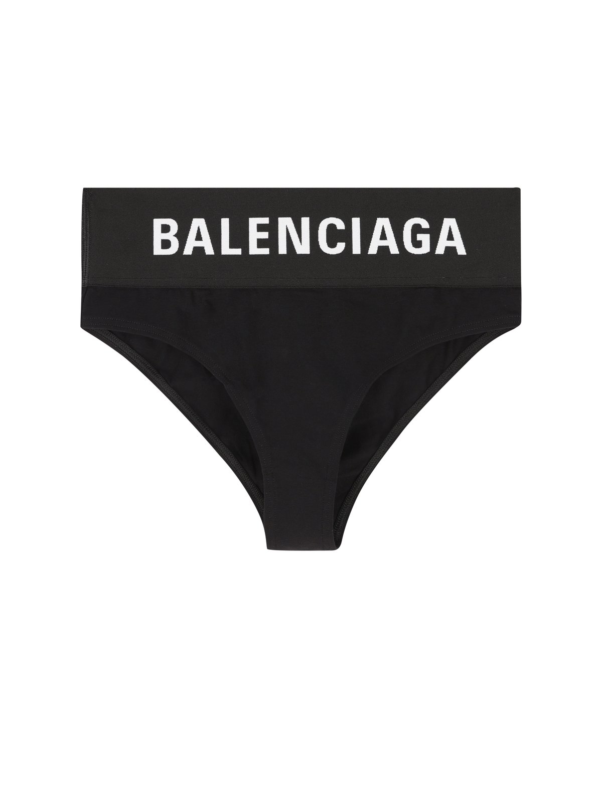 Balenciaga Logo Wide Elastic Briefs