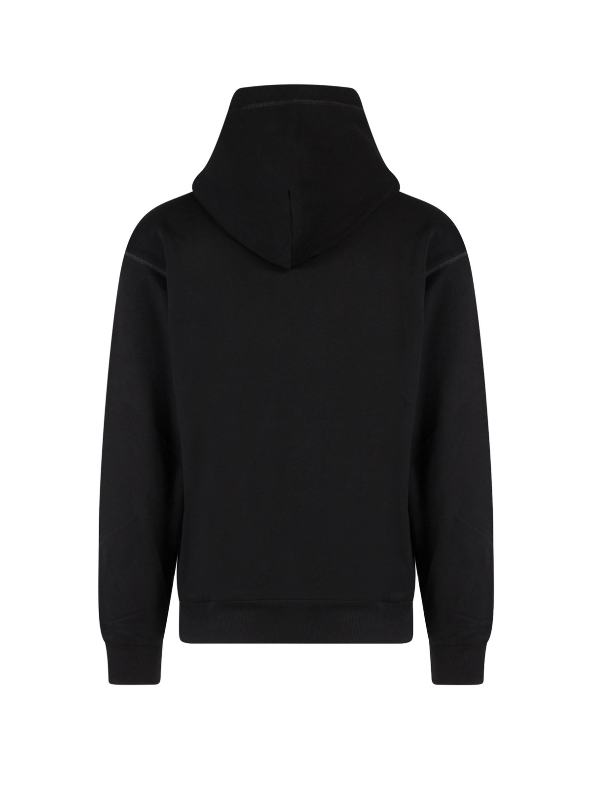 Dolce & Gabbana Logo Plaque Drawstring Hoodie 1 Dolce & Gabbana Logo Plaque Drawstring Hoodie