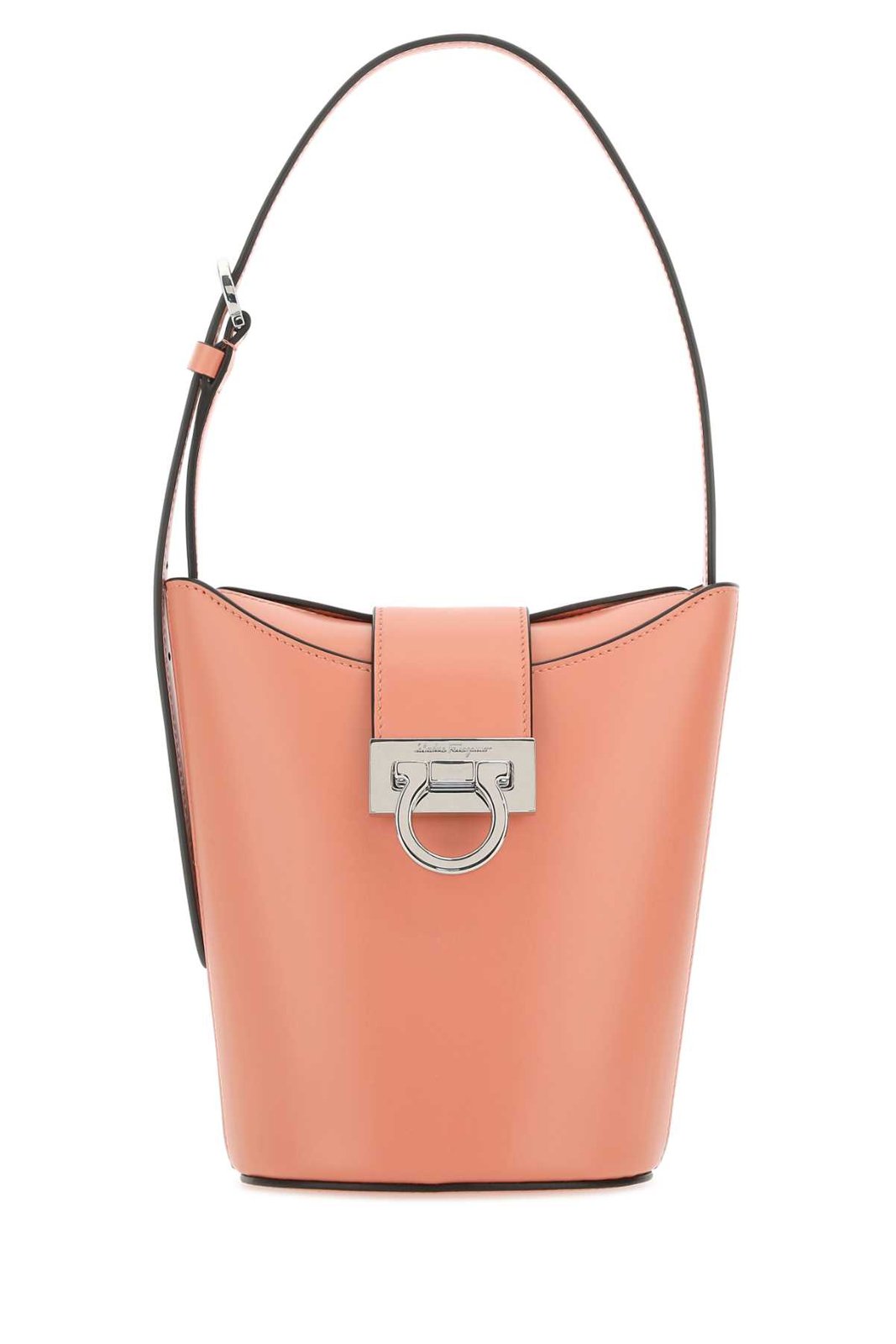 Ferragamo Trifolio Logo Engraved Shoulder Bag