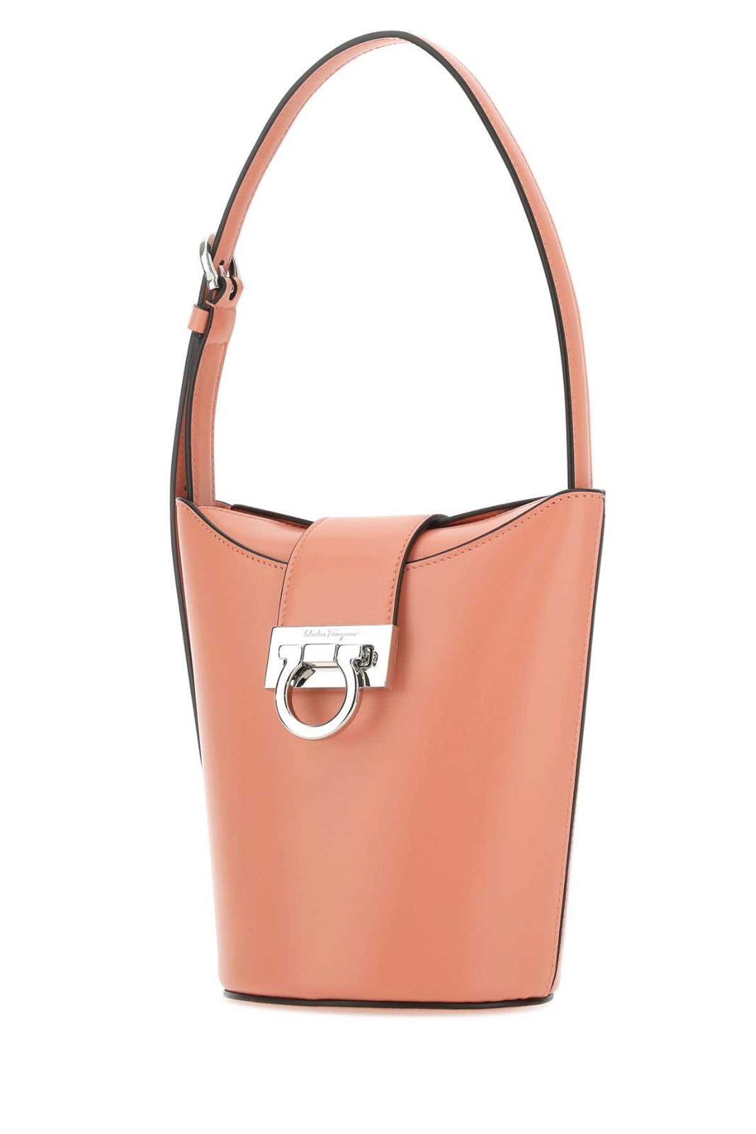 Ferragamo Trifolio Logo Engraved Shoulder Bag 4 Ferragamo Trifolio Logo Engraved Shoulder Bag