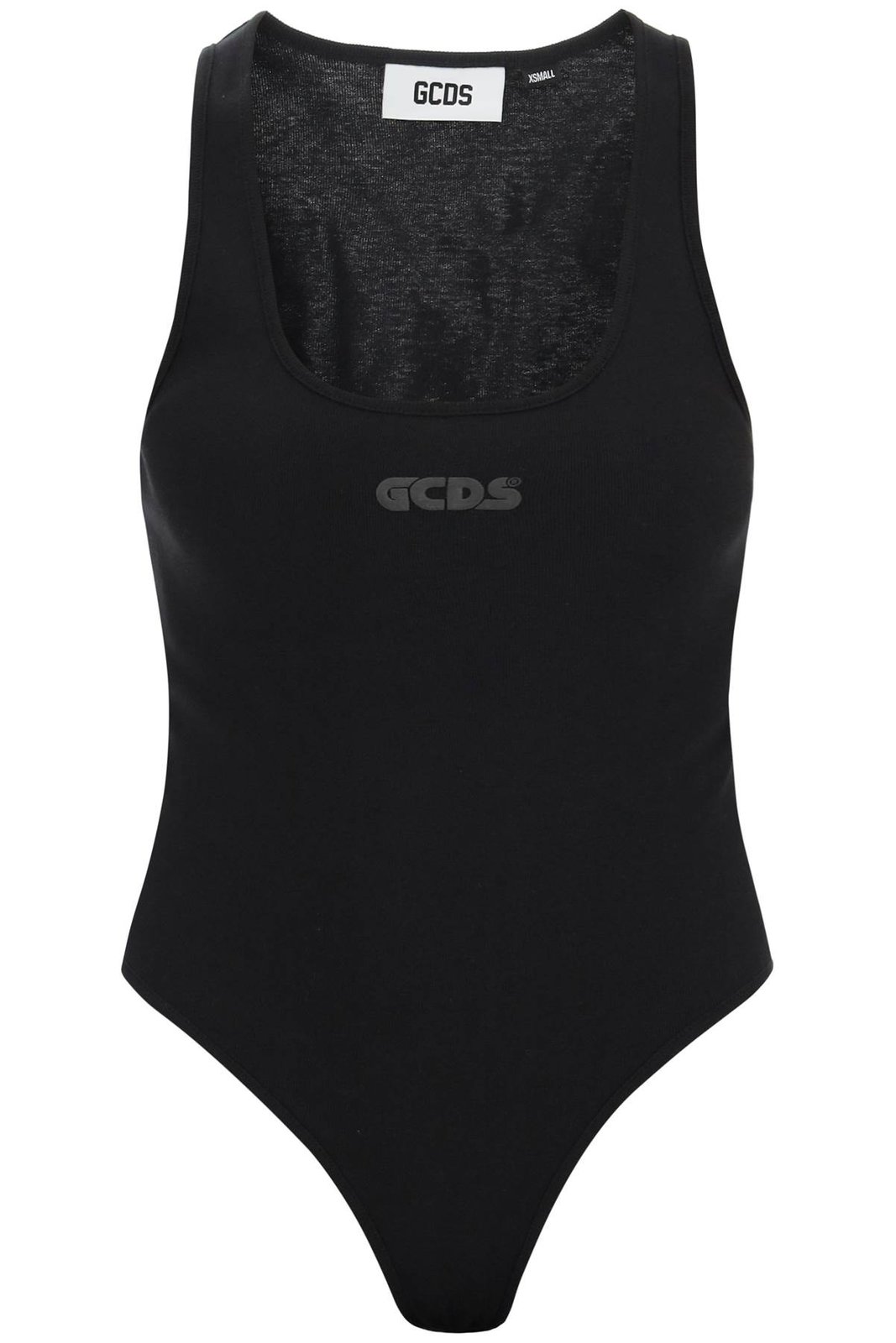 GCDS Logo Printed Jersey Bodysuit