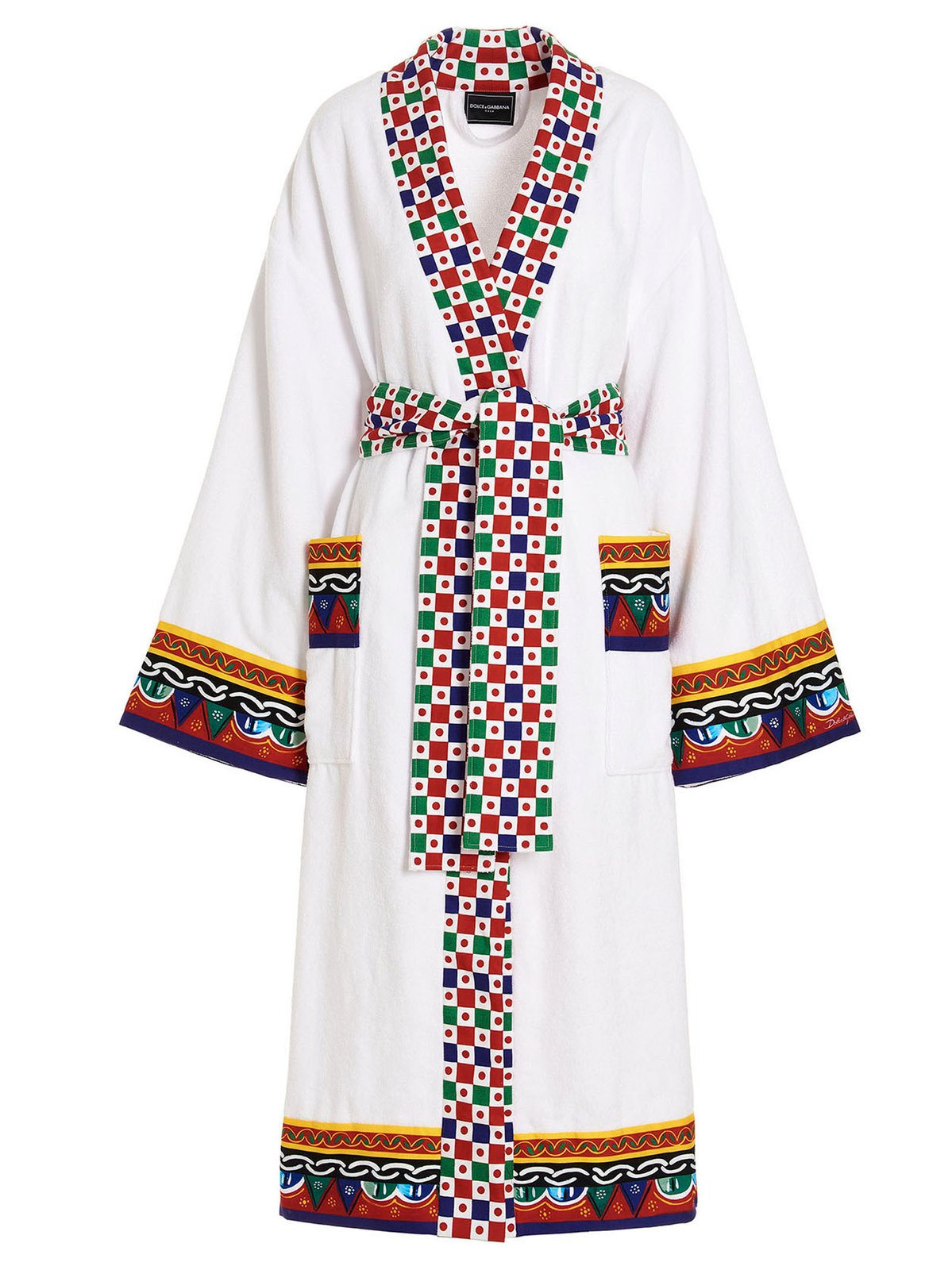Dolce & Gabbana Terry Belted Bathrobe 2 Dolce & Gabbana Terry Belted Bathrobe