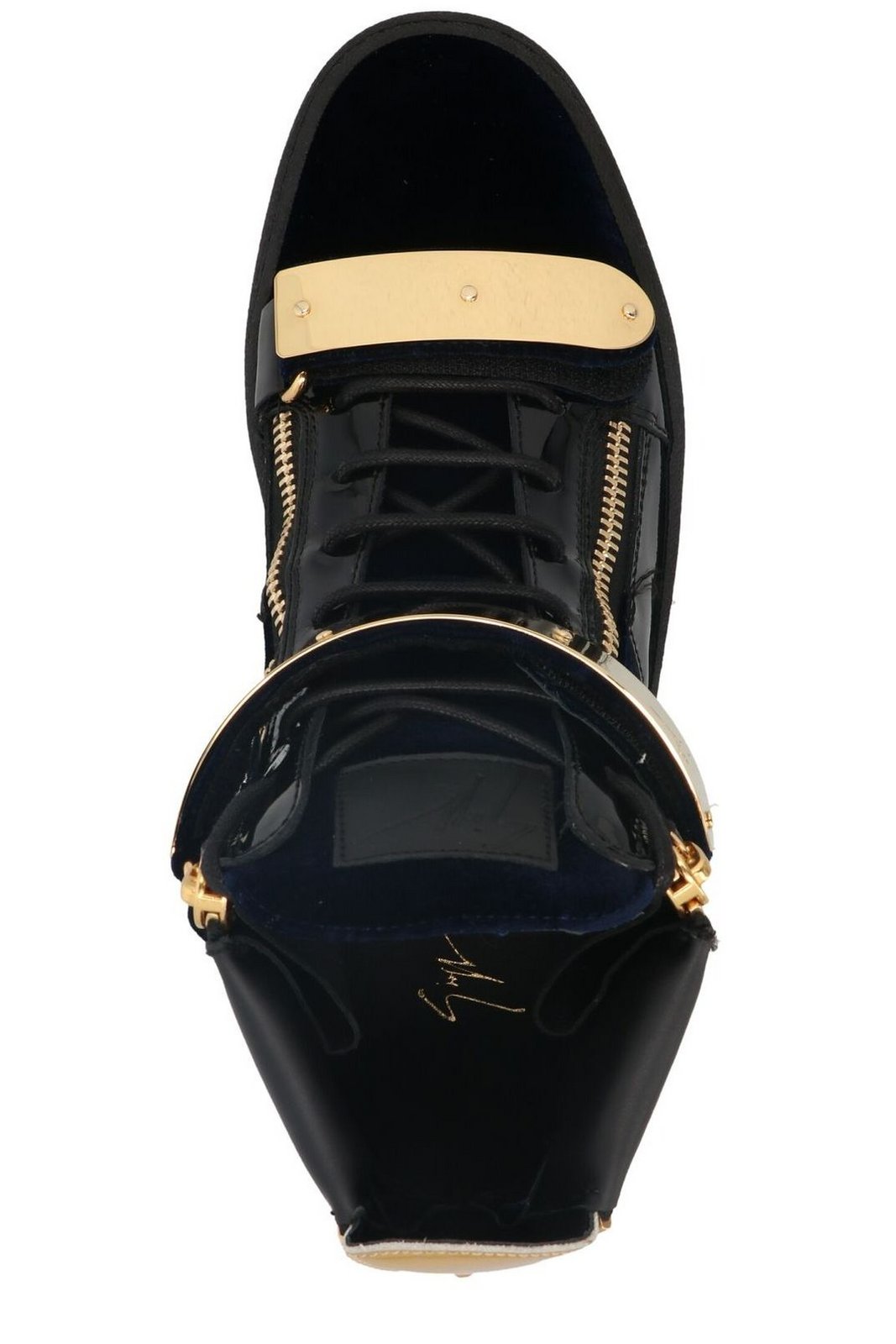 Giuseppe Zanotti Coby Zip Detailed High-Top Sneakers
