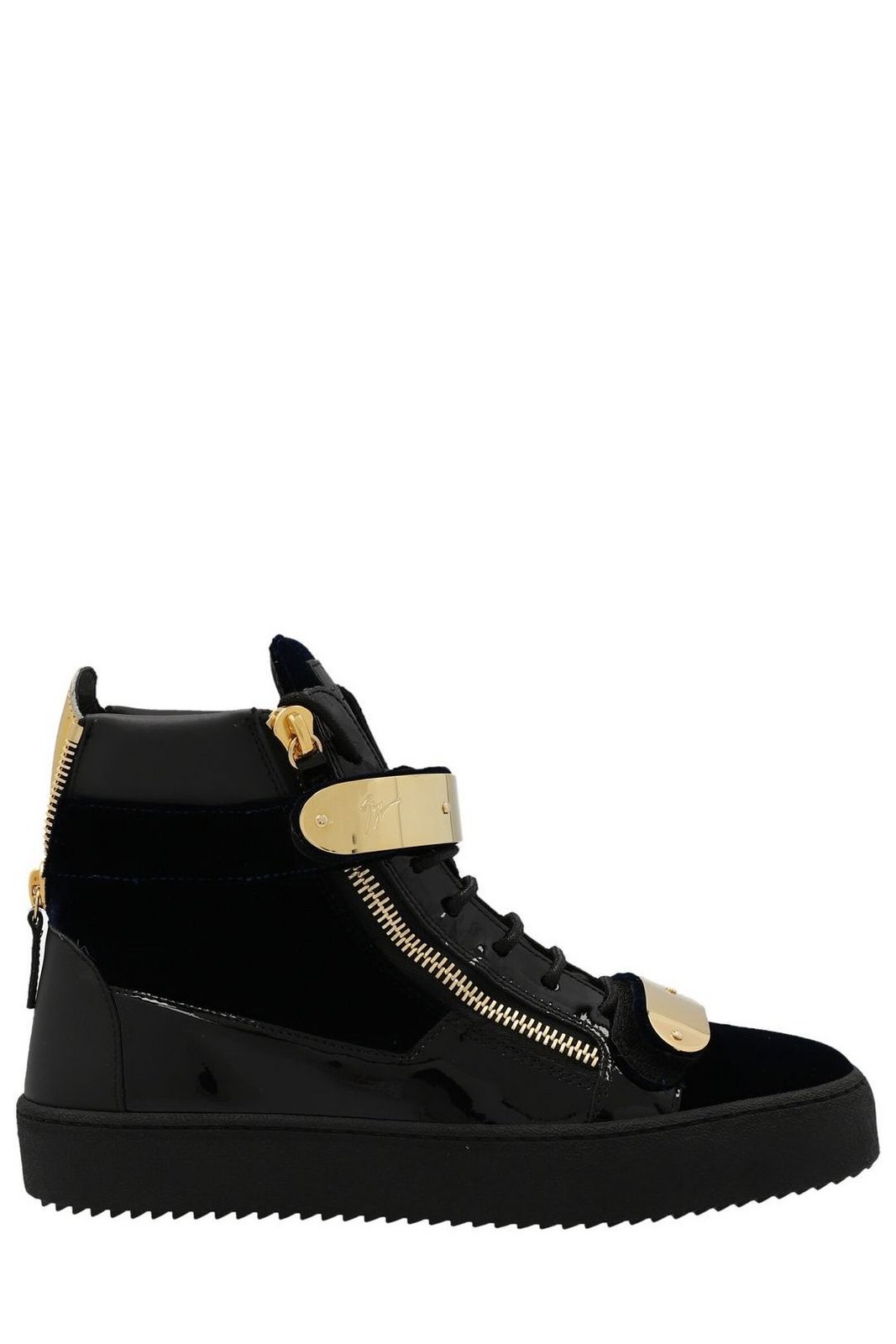 Giuseppe Zanotti Coby Zip Detailed High-Top Sneakers