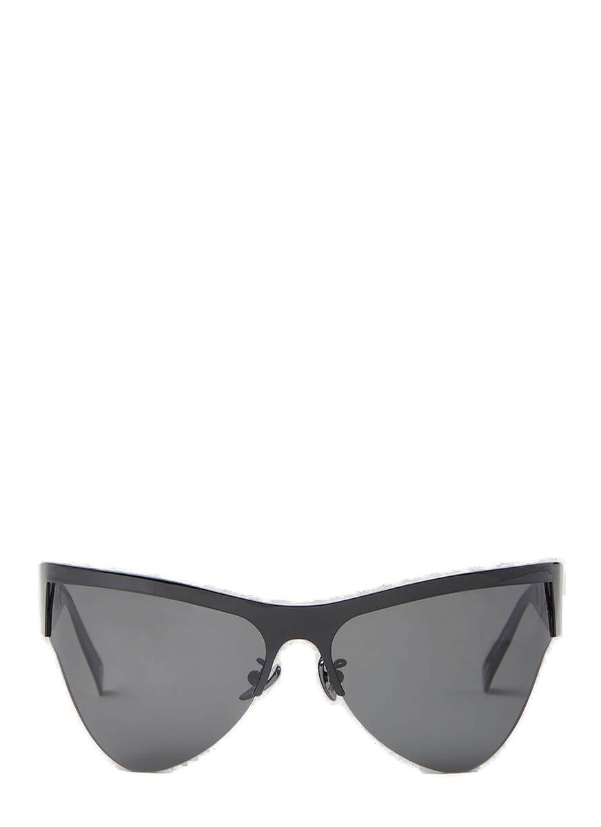 Marni Eyewear Triangular Rimless Frame Sunglasses
