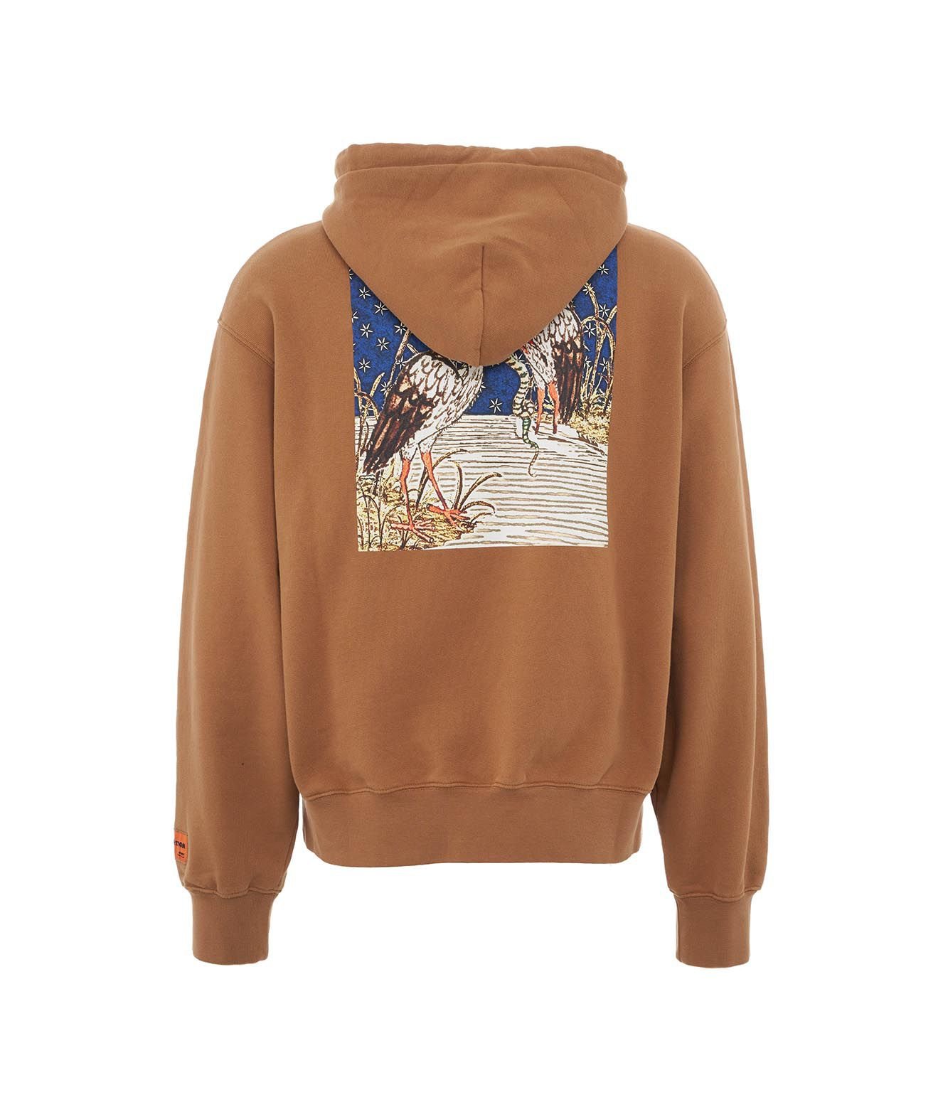 Heron Preston Logo Printed Drawstring Hoodie