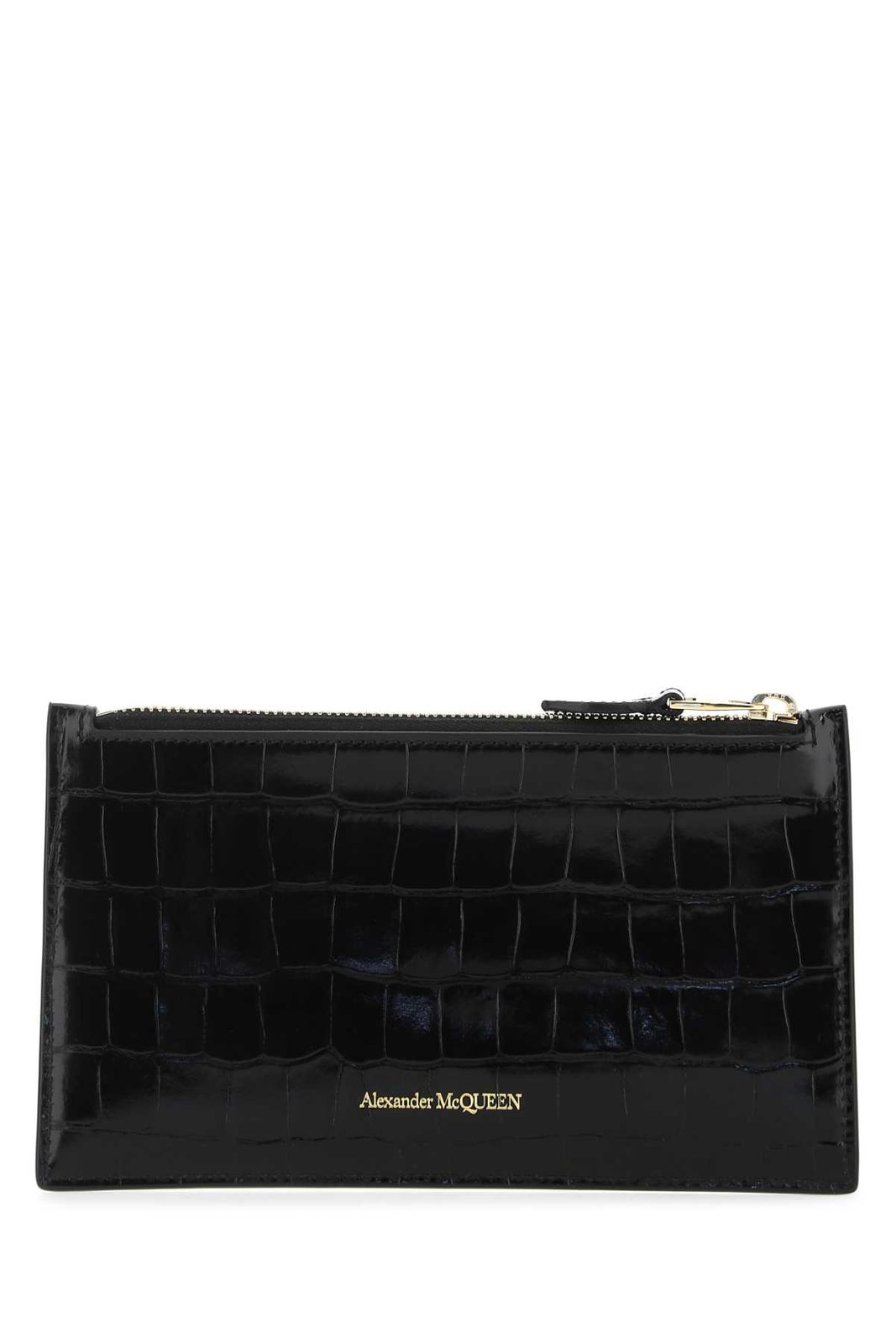 Alexander McQueen Skull Embossed Zipped Wallet 3 Alexander McQueen Skull Embossed Zipped Wallet