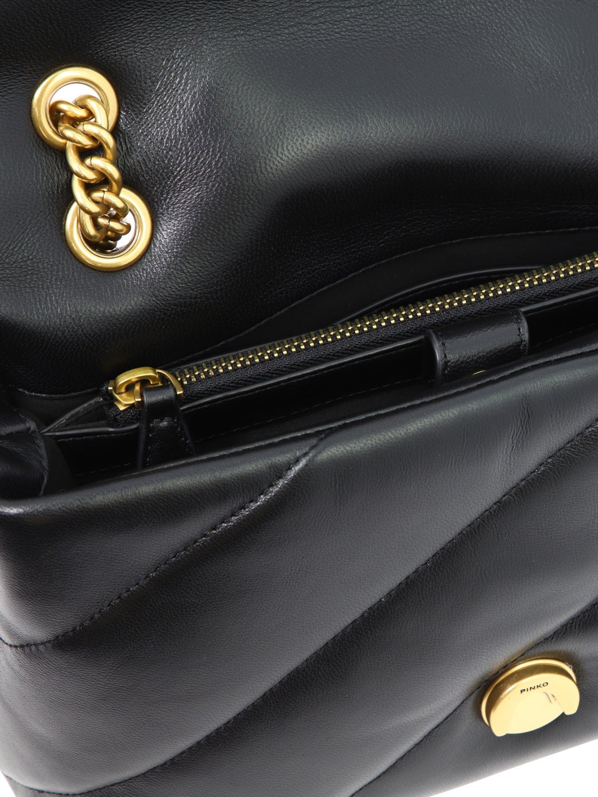 Pinko Love Classic Puff Quilted Shoulder Bag