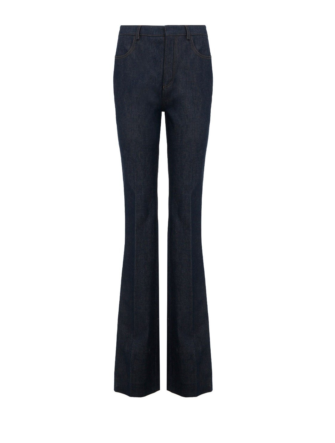 Saint Laurent High Waist Straight Leg Jeans