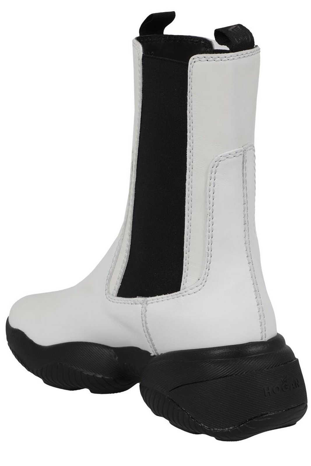 Hogan Round Toe Chunky Boots