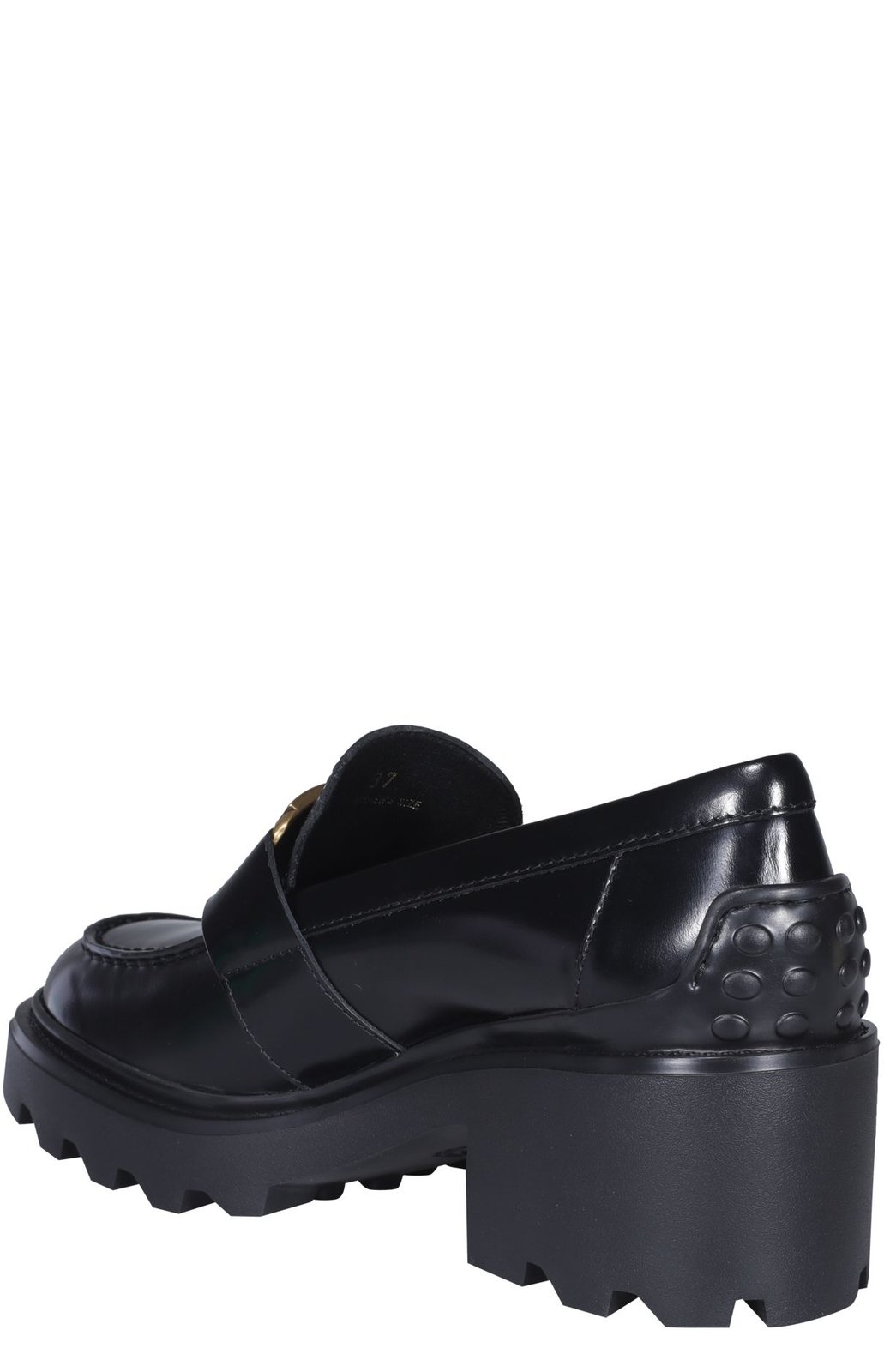 Tod's T-Plaque Block Heel Loafers