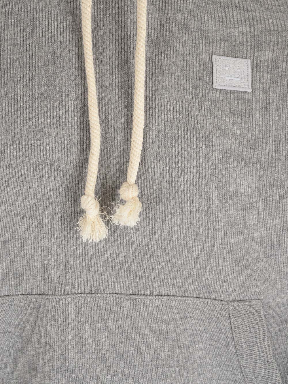 Acne Studios Face Logo Patch Drawstring Hoodie