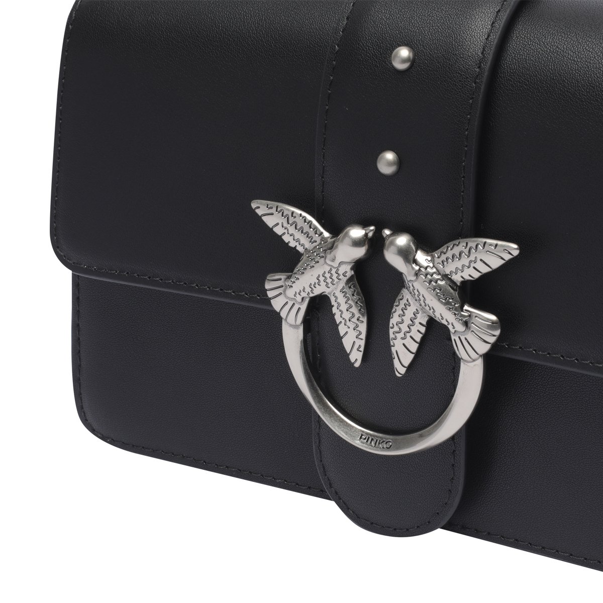 Pinko Love One Logo Plaque Mini Crossbody Bag