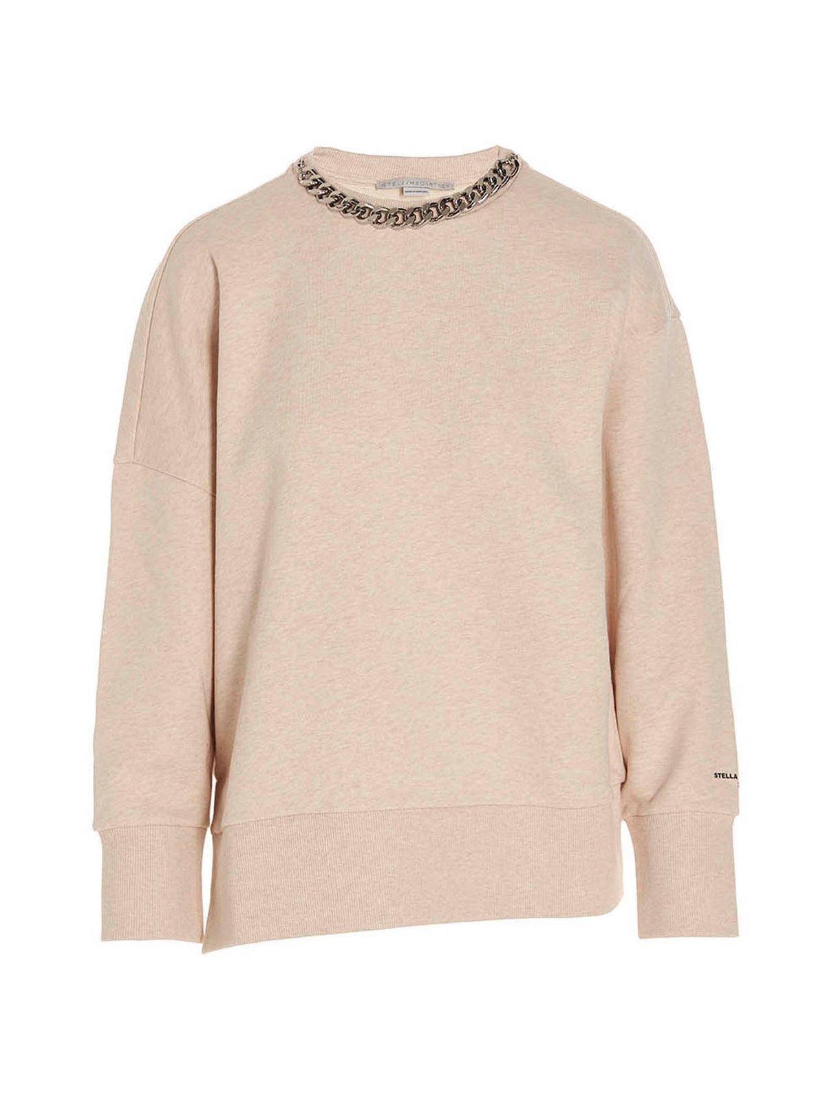 Stella McCartney Falabella Chain Detailed Crewneck Sweater