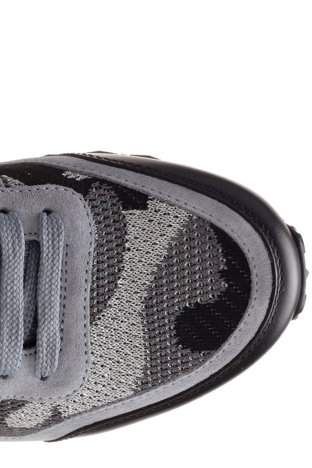 Valentino Garavani Camouflage Pattern Lace-Up Sneakers