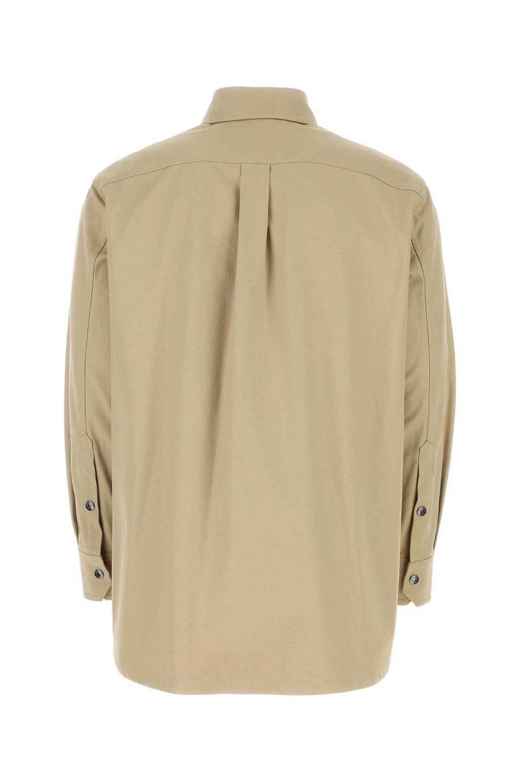 Valentino Logo Patch Collared Button-Up Shirt