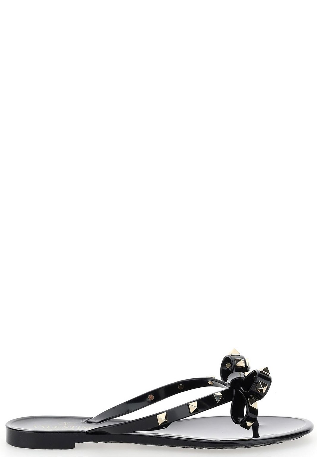 Valentino Garavani Rockstud Bow Detailed Sandals