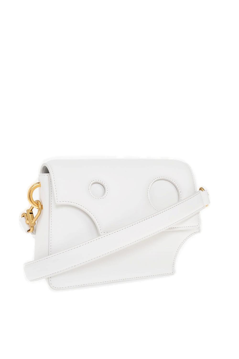 Off-White Burrow Cut-Out Detailed Shoulder Bag