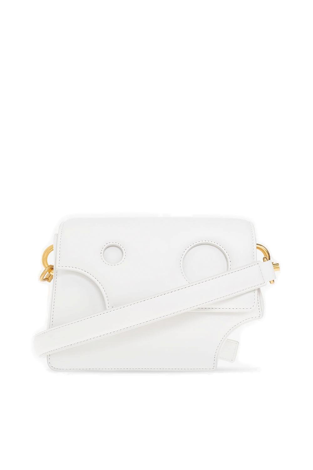 Off-White Burrow Cut-Out Detailed Shoulder Bag