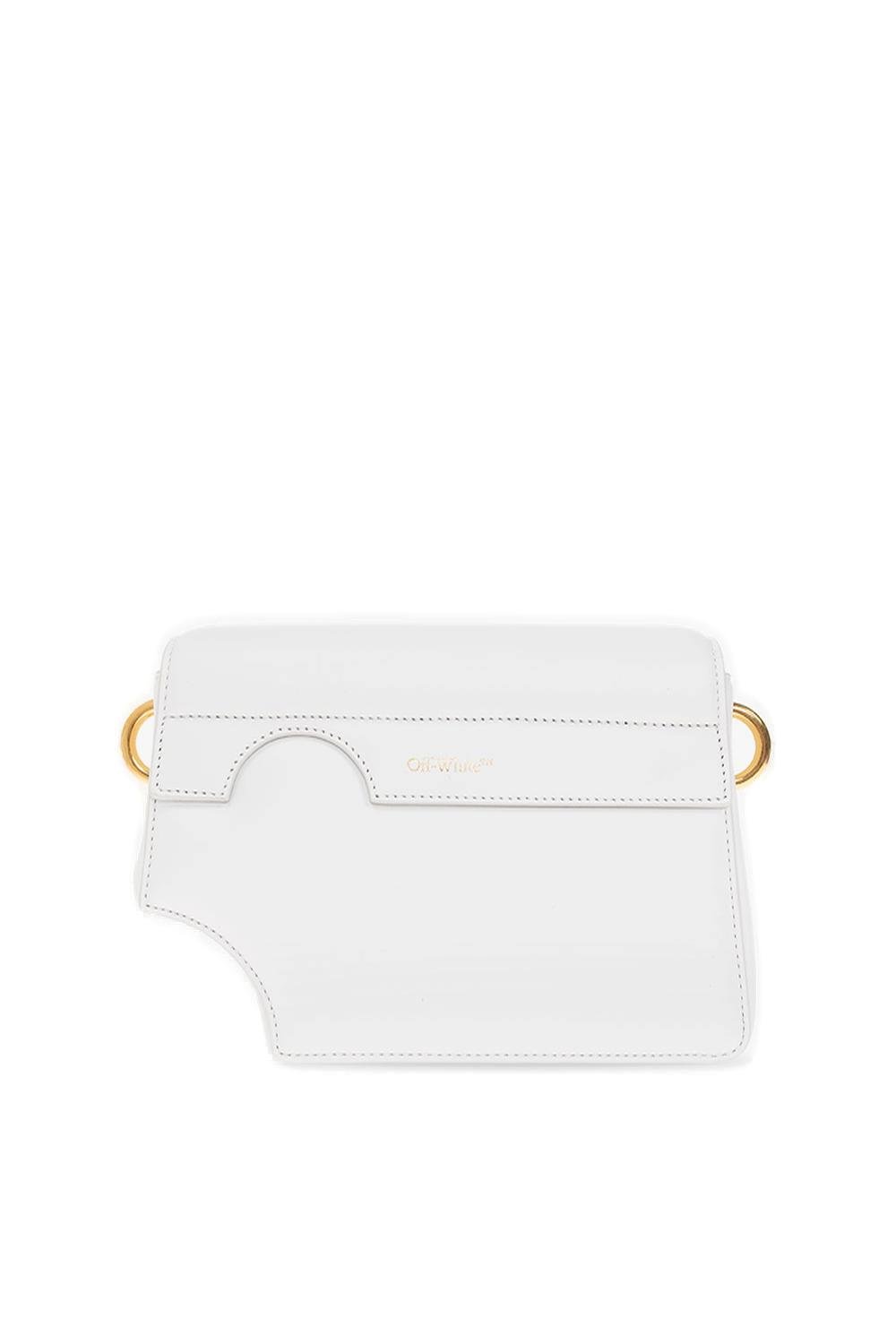 Off-White Burrow Cut-Out Detailed Shoulder Bag