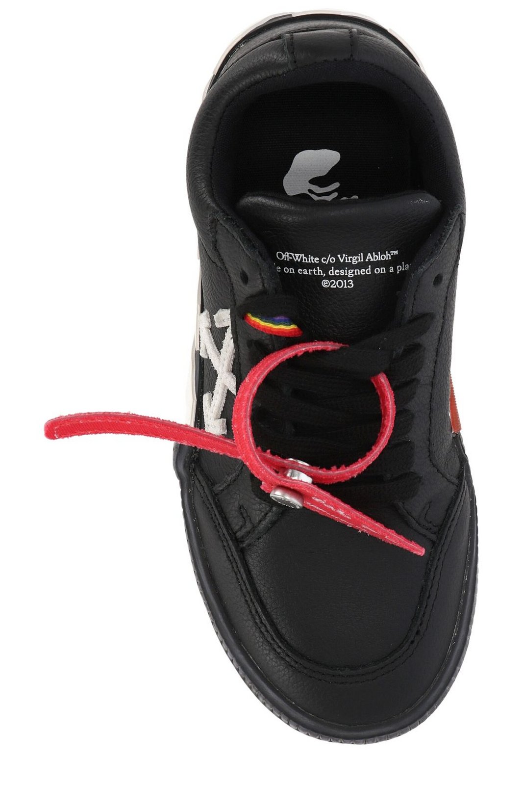 Off-White Kids Vulcanized Lace-Up Sneakers