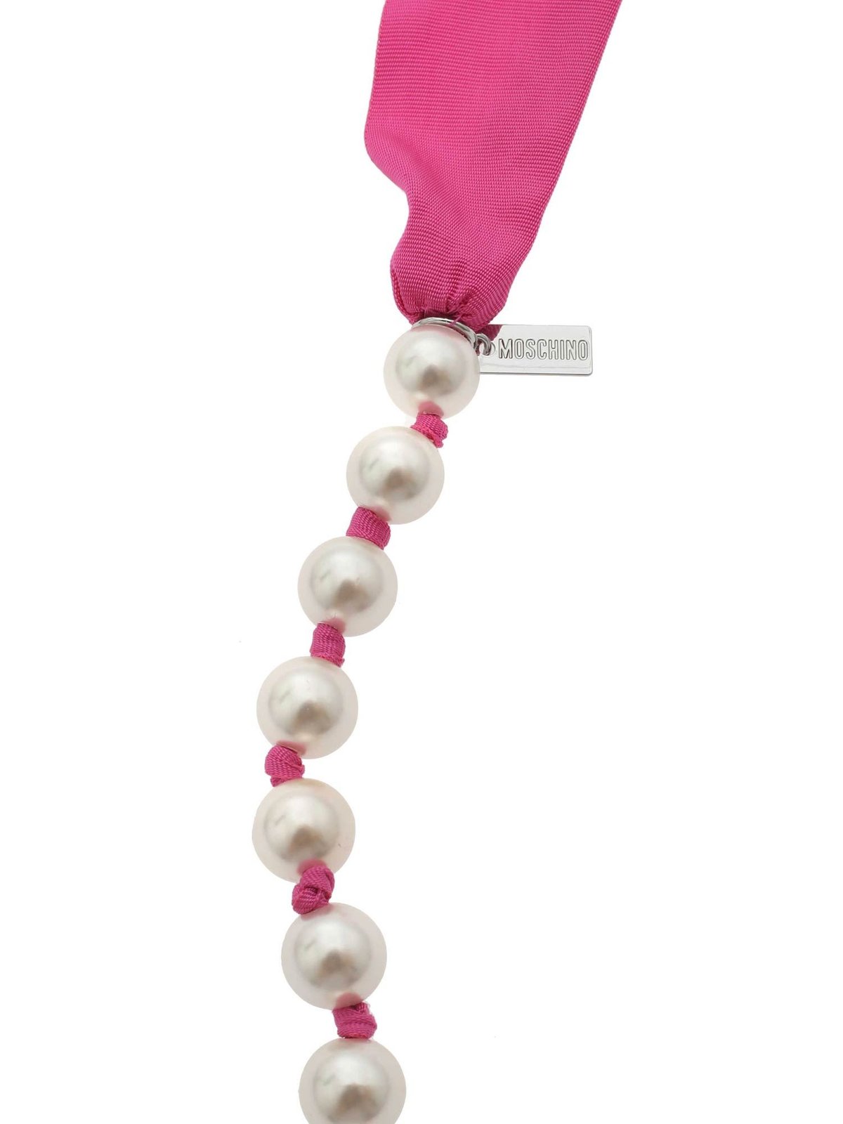 Moschino Embellished Tied Necklace