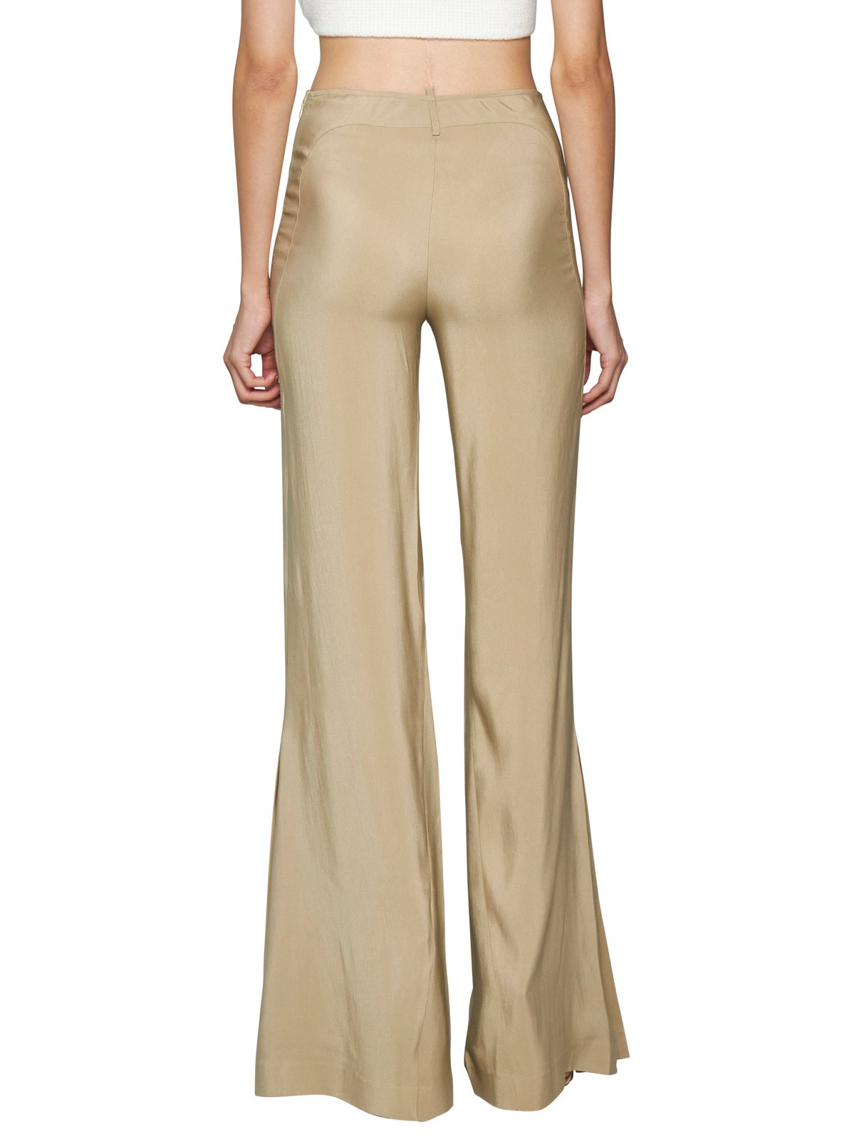 Jacquemus Soffio Mid-Rise Flared Pants
