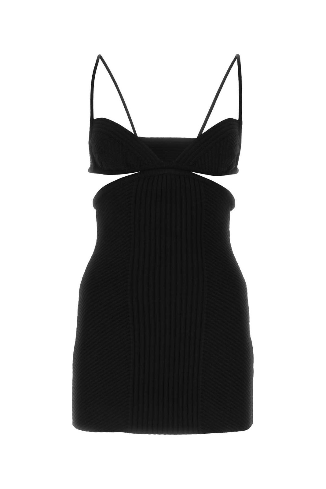 Off-White Cut-Out Detailed Sleeveless Mini Dress