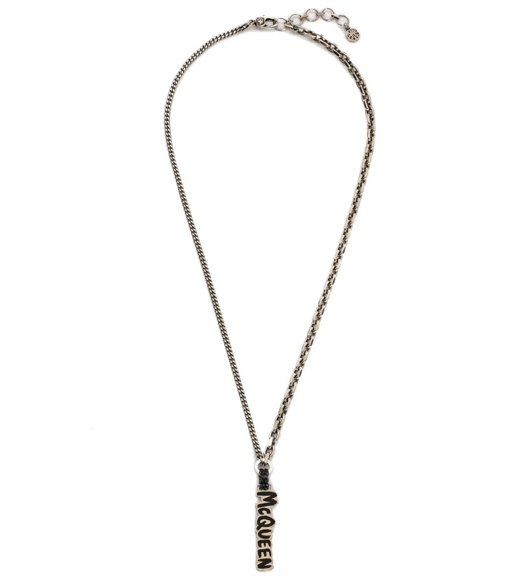 Alexander McQueen Graffiti Logo Necklace